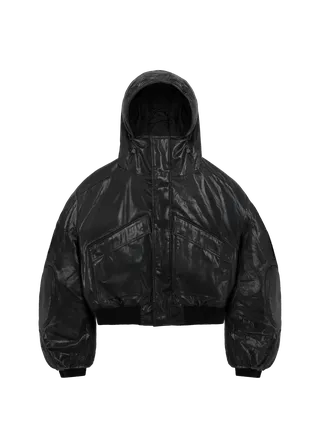 みく　1001 ADDRESS LOGO ZIP-HOODIE in GRAPHITE - MARCELO MIRACLES