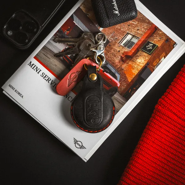 Кожаный чехол для ключа MINI Cooper из кожи Badalassi Carlo Pueblo