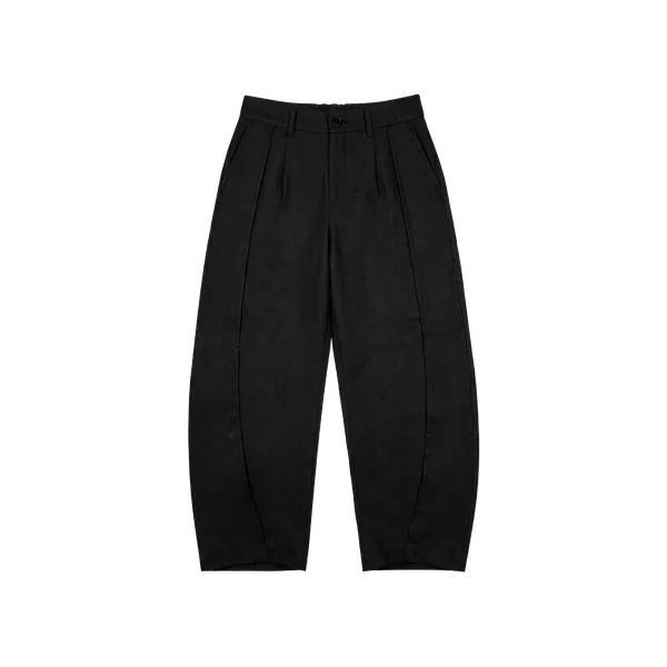STRIPE TROUSERS in BLACK